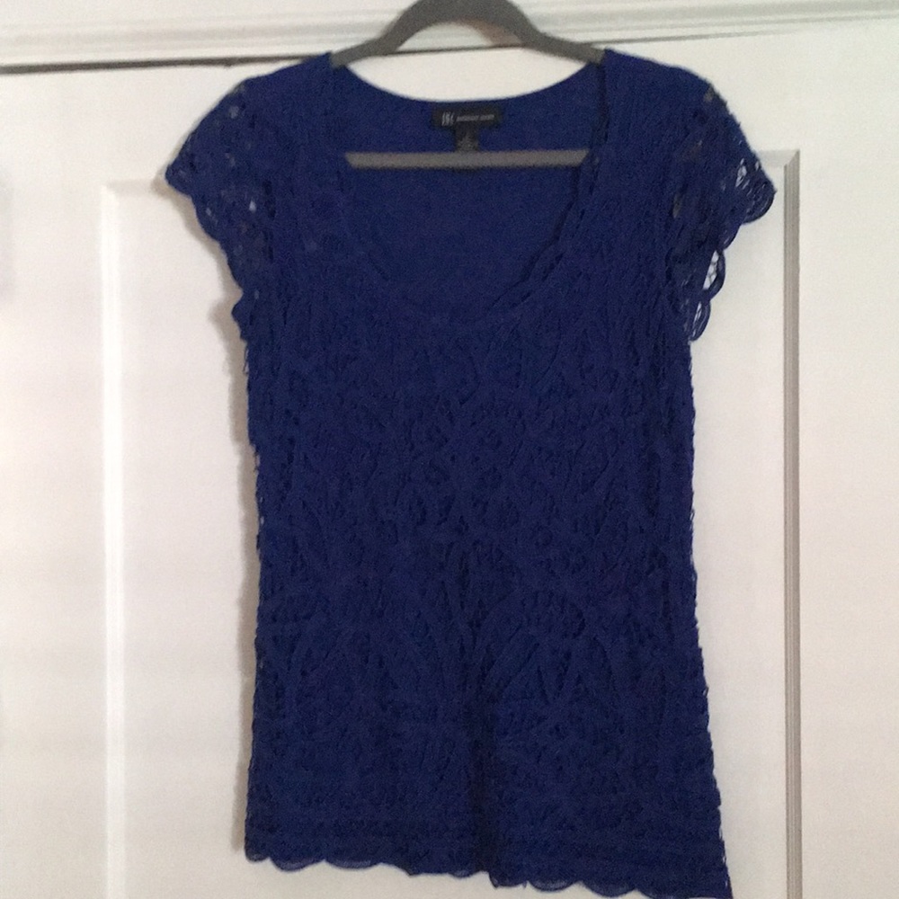 INC Lacey royal blue top